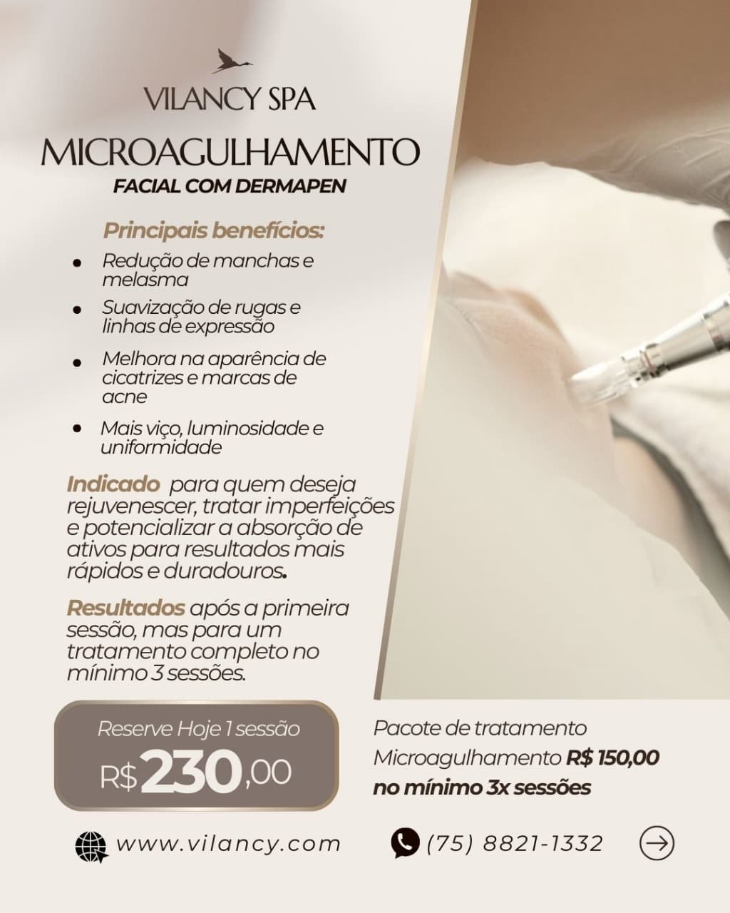 MICROAGULHAMENTO FACIAL COM DERMAPEN